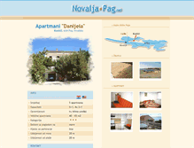 Tablet Screenshot of danijela.novalja-pag.net